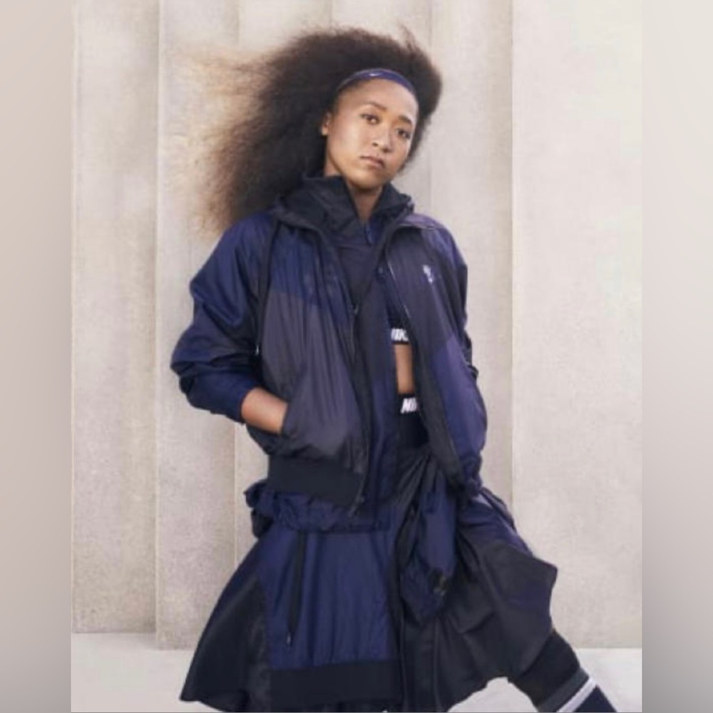Nike X Sacai Edition Black / Navy NRG Ni-02 Hooded Anorak Jacket